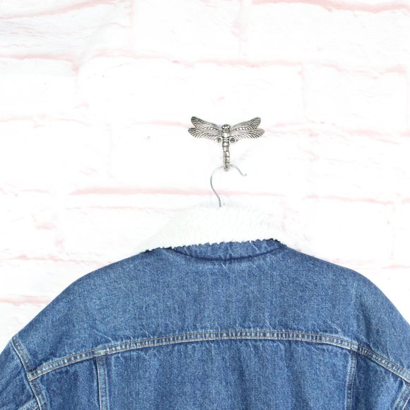 Levi's Mens Blue Cotton Polyester Lined Denim Jacket Size XL - Picture 5 of 12